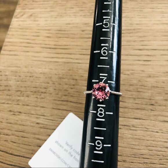 Swarovski authentic Crystals ring White Rhodium plated - Picture 7 of 10